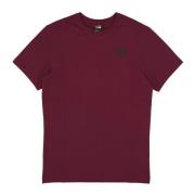 Boysenberry Tee Heren T-shirt Korte Mouw The North Face , Red , Heren