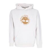 Vintage White Lichtgewicht Hoodie Timberland , White , Heren