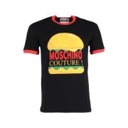 Pre-owned T-shirt Moschino Pre-Owned , Black , Heren