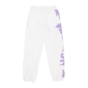 Lichtgewicht trainingsbroek met zijlogo Disclaimer , White , Dames