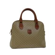 Pre-owned Canvas handbags Celine Vintage , Beige , Dames