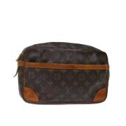 Pre-owned Canvas louis-vuitton-bags Louis Vuitton Vintage , Brown , Da...