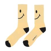 Smiley Oversized Sokken Sunshine Market , Beige , Heren