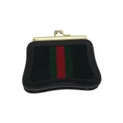 Pre-owned Wallet Gucci Vintage , Black , Dames