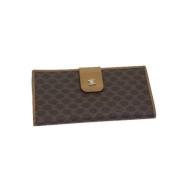 Pre-owned Leather wallets Celine Vintage , Brown , Dames