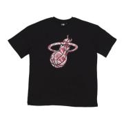 Miami Heat Logo Tee Zwart/Rood New Era , Black , Heren