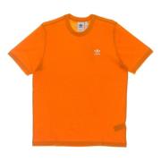 Oranje Tee met Trefoil Logo Adidas , Orange , Heren