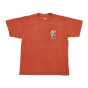 Terra Cotta Heren T-shirt Korte Mouw Obey , Orange , Heren