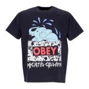 Societal Collapse Tee Off Zwart T-shirt Obey , Black , Heren