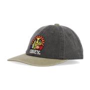 Fruit Pigment Snapback Cap Obey , Gray , Heren