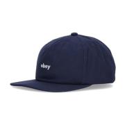 Platte Klep Snapback Pet Mild Navy Obey , Blue , Heren