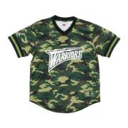 NBA Camo V-neck Tee Jacket Mitchell & Ness , Green , Heren