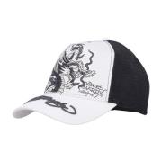 Draken Twill Mesh Trucker Pet Ed Hardy , White , Heren