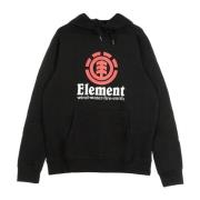 Verticale Hoodie Flint Zwart Element , Black , Heren