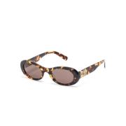 MU 06Zs Vau06B Sunglasses Miu Miu , Brown , Dames