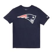 NFL Logo Tee New England Patriots Nike , Blue , Heren