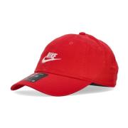 Gebogen Klep Club Futura Pet Nike , Red , Heren