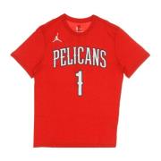 Zion Williamson Statement T-Shirt Nike , Red , Heren