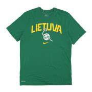 2024 Basketbalshirt Litouwen Groen Nike , Green , Heren