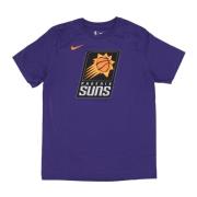 Phoenix Suns Logo Tee Nike , Purple , Heren