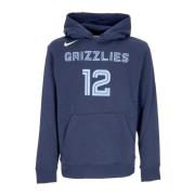 Ja Morant NBA Club Hoodie Nike , Blue , Heren