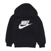 Sportswear Club Fleece Hoodie Zwart/Wit Nike , Black , Heren