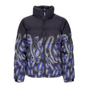 Zwarte Dazzle Puffer Jas Octopus , Multicolor , Heren