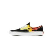 Flame Print Lage Sneaker Vans , Multicolor , Heren