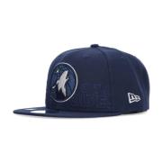 Minnesota Timberwolves Platte Klep Pet New Era , Blue , Unisex