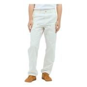 Canvas Dubbele Knie Werkbroek Carhartt Wip , Beige , Heren