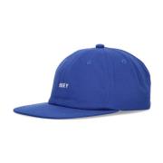 Gedurfd Twill Plat Klep Pet Blauw Obey , Blue , Heren