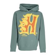 Sage Hoodie met Kangoeroezak HUF , Green , Heren