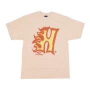 Heat Wave Tee Wheat T-shirt HUF , Beige , Heren