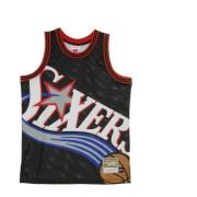 NBA Big Face Basketball Tank Top Mitchell & Ness , Multicolor , Heren