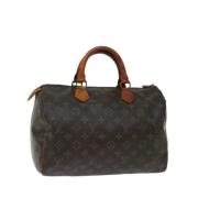 Pre-owned Canvas louis-vuitton-bags Louis Vuitton Vintage , Brown , Da...