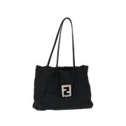 Pre-owned Canvas fendi-bags Fendi Vintage , Black , Dames