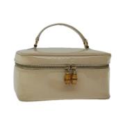 Pre-owned Canvas gucci-bags Gucci Vintage , Beige , Dames