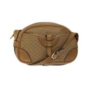 Pre-owned Canvas gucci-bags Gucci Vintage , Beige , Dames