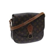 Pre-owned Canvas louis-vuitton-bags Louis Vuitton Vintage , Brown , Da...