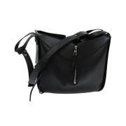 Pre-owned Leather shoulder-bags Loewe Pre-owned , Black , Dames