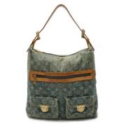 Pre-owned Canvas shoulder-bags Louis Vuitton Vintage , Blue , Dames