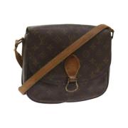 Pre-owned Canvas louis-vuitton-bags Louis Vuitton Vintage , Brown , Da...