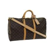 Pre-owned Canvas louis-vuitton-bags Louis Vuitton Vintage , Brown , Da...