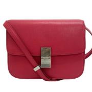 Pre-owned Leather celine-bags Celine Vintage , Pink , Dames