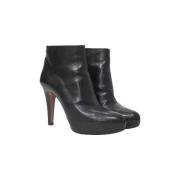 Pre-owned Leather heels Prada Vintage , Black , Dames