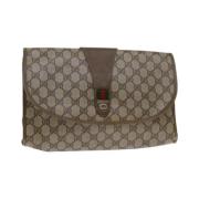 Pre-owned Canvas gucci-bags Gucci Vintage , Beige , Dames