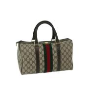 Pre-owned Canvas gucci-bags Gucci Vintage , Beige , Dames