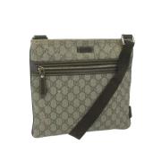 Pre-owned Canvas gucci-bags Gucci Vintage , Beige , Dames