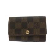 Pre-owned Coated canvas key-holders Louis Vuitton Vintage , Brown , Da...