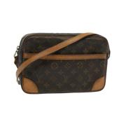 Pre-owned Canvas louis-vuitton-bags Louis Vuitton Vintage , Brown , Da...